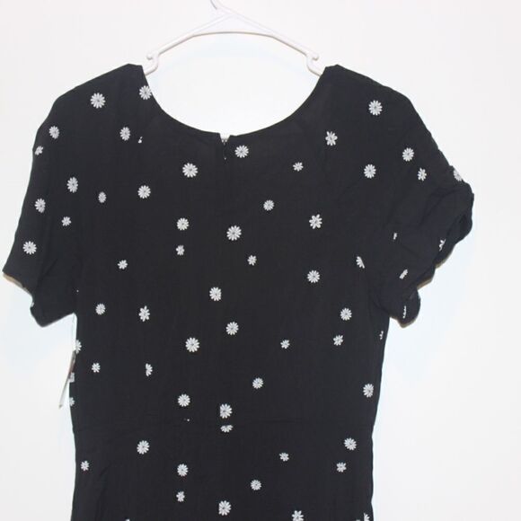 NWT Abound  Black Short Sleeve Skater Mini Dress Women Size Small - Picture 8 of 13